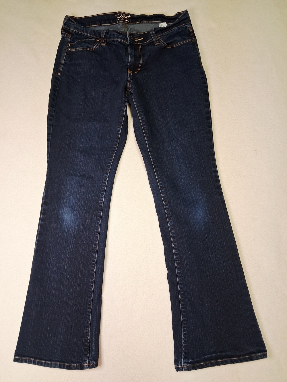 The Flirt Old Navy Dark Blue Flare Jeans